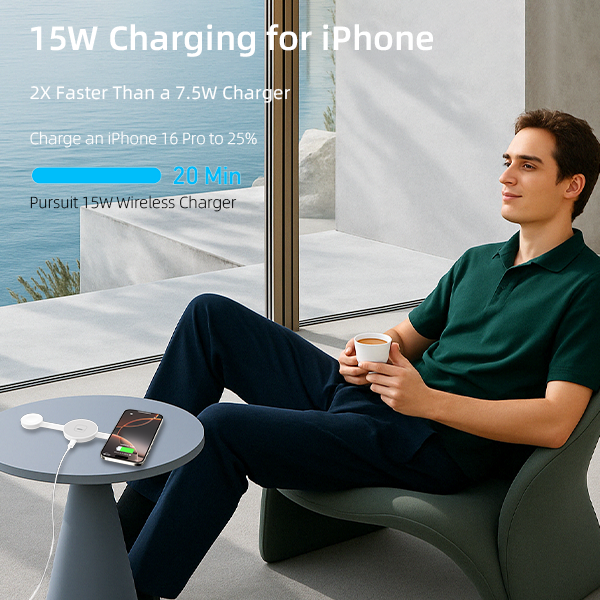 2025 Travel-Ready MagSafe 3-in-1 Wireless Charging Station for iPhone (12-16 Series), Apple Watch, & AirPods - Includes Storage Box
