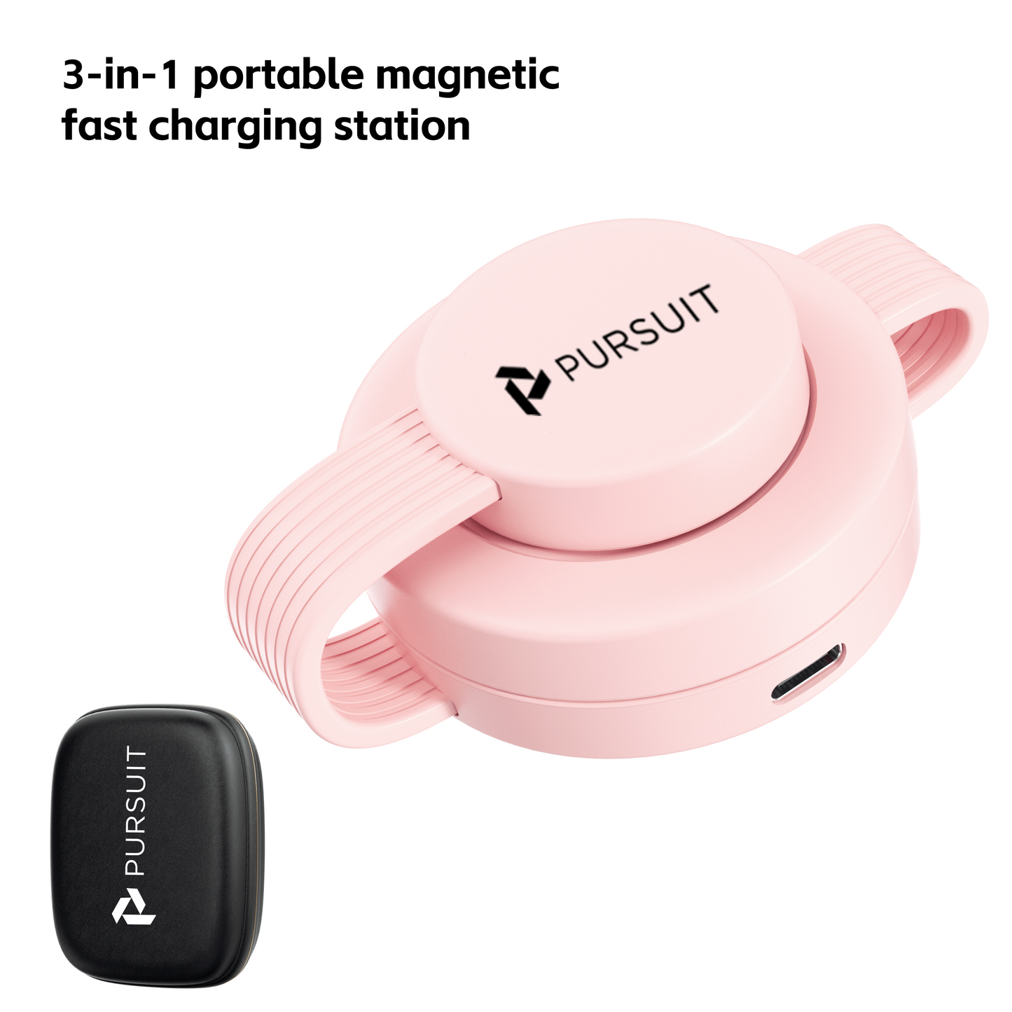 2025 Travel-Ready MagSafe 3-in-1 Wireless Charging Station for iPhone (12-16 Series), Apple Watch, & AirPods - Includes Storage Box