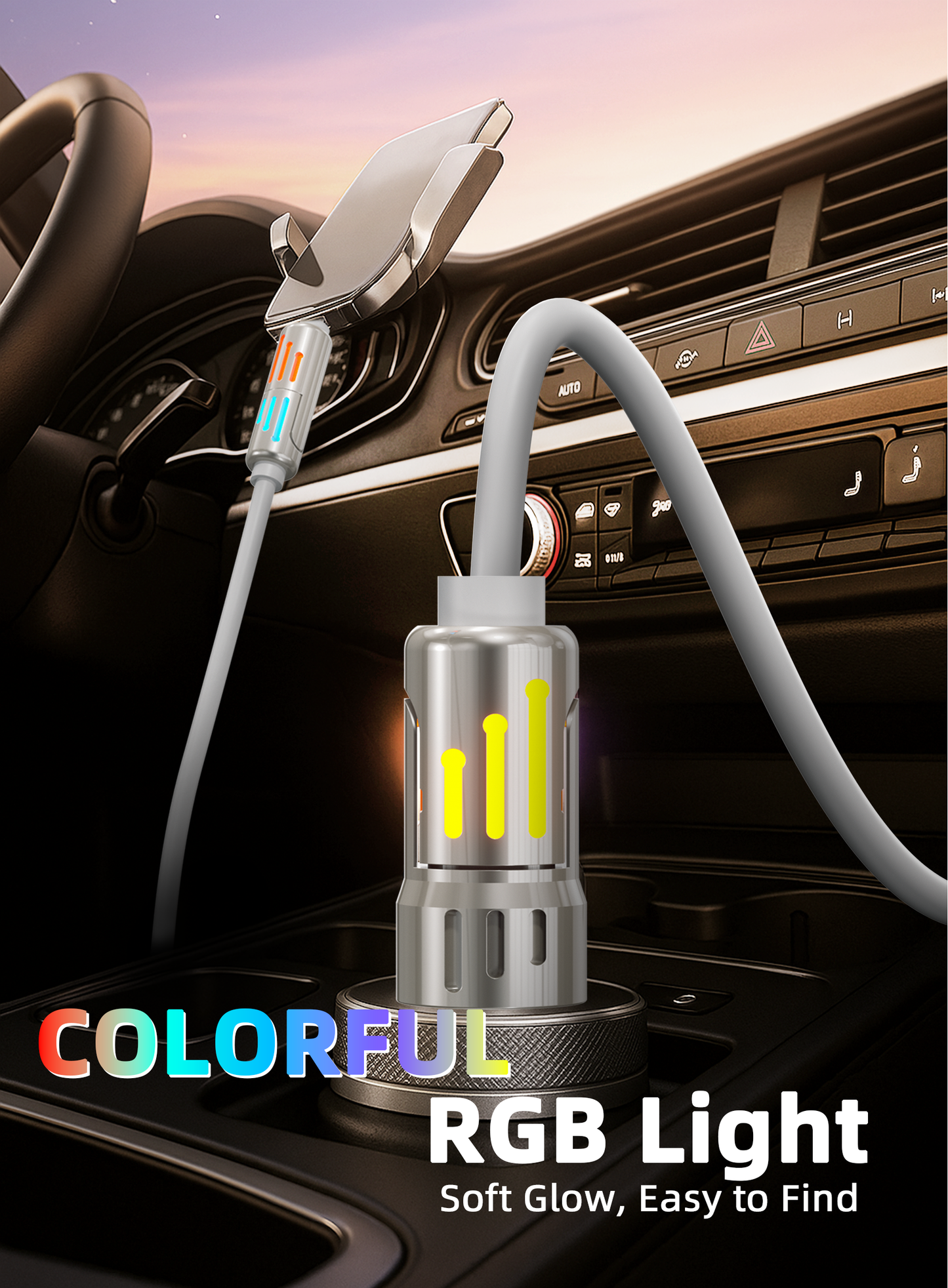 PURSUIT 4-in-1 240W SuperFast Charging Cable: MFi/PPS Certified, Military-Grade Durability, & Travel-Ready Design