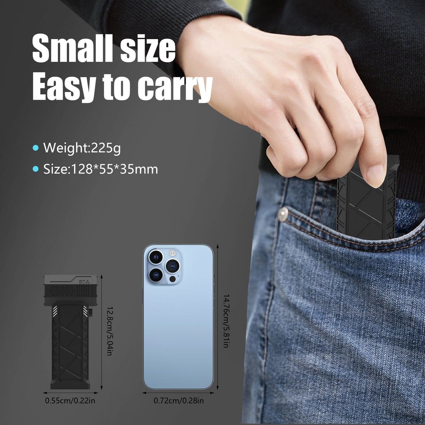 Pursuit Smart Jump Starter & Power Bank + High-Speed Turbo Fan/Vacuum – The Ultimate 4-in-1 Roadside & Lifestyle Companion