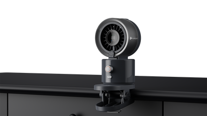 Portable Misting Fan, Clip-On or Flexible Tripod Personal Cooling Fan, Fine Mist Cools Air up to 15°F, 100 Speed Levels, Rechargeable Fan for Strollers, Golf Carts & Desktop Use