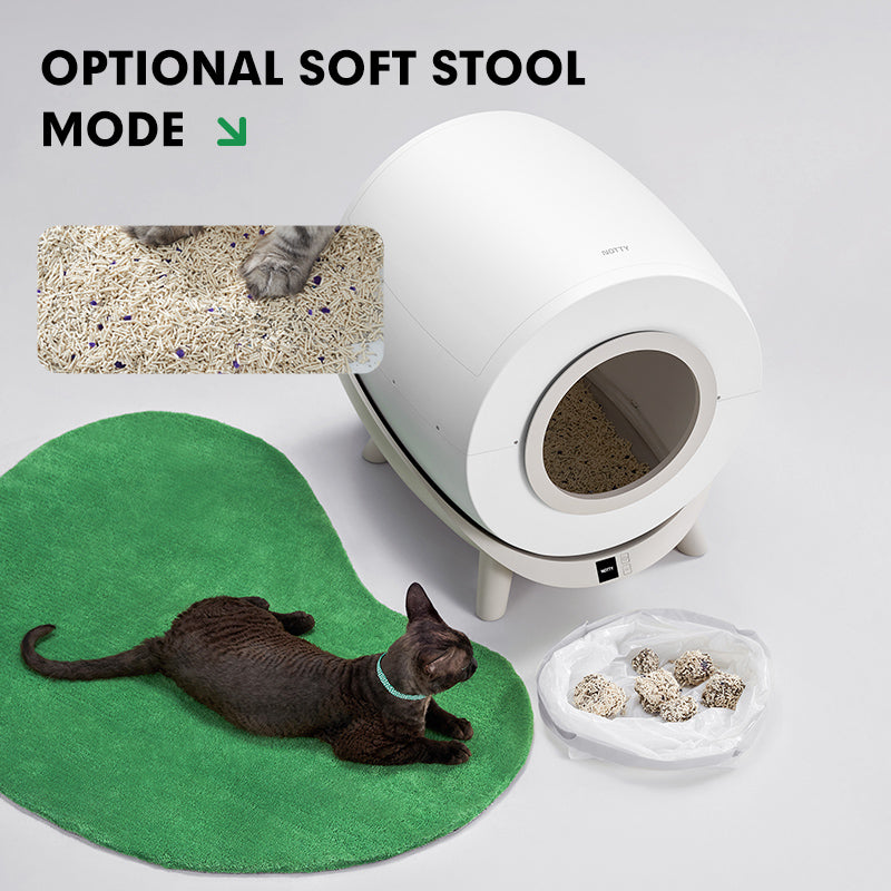Cat Litter Box, Splash-proof Fully Automatic Cat Litter Toilet With APP Remote Control