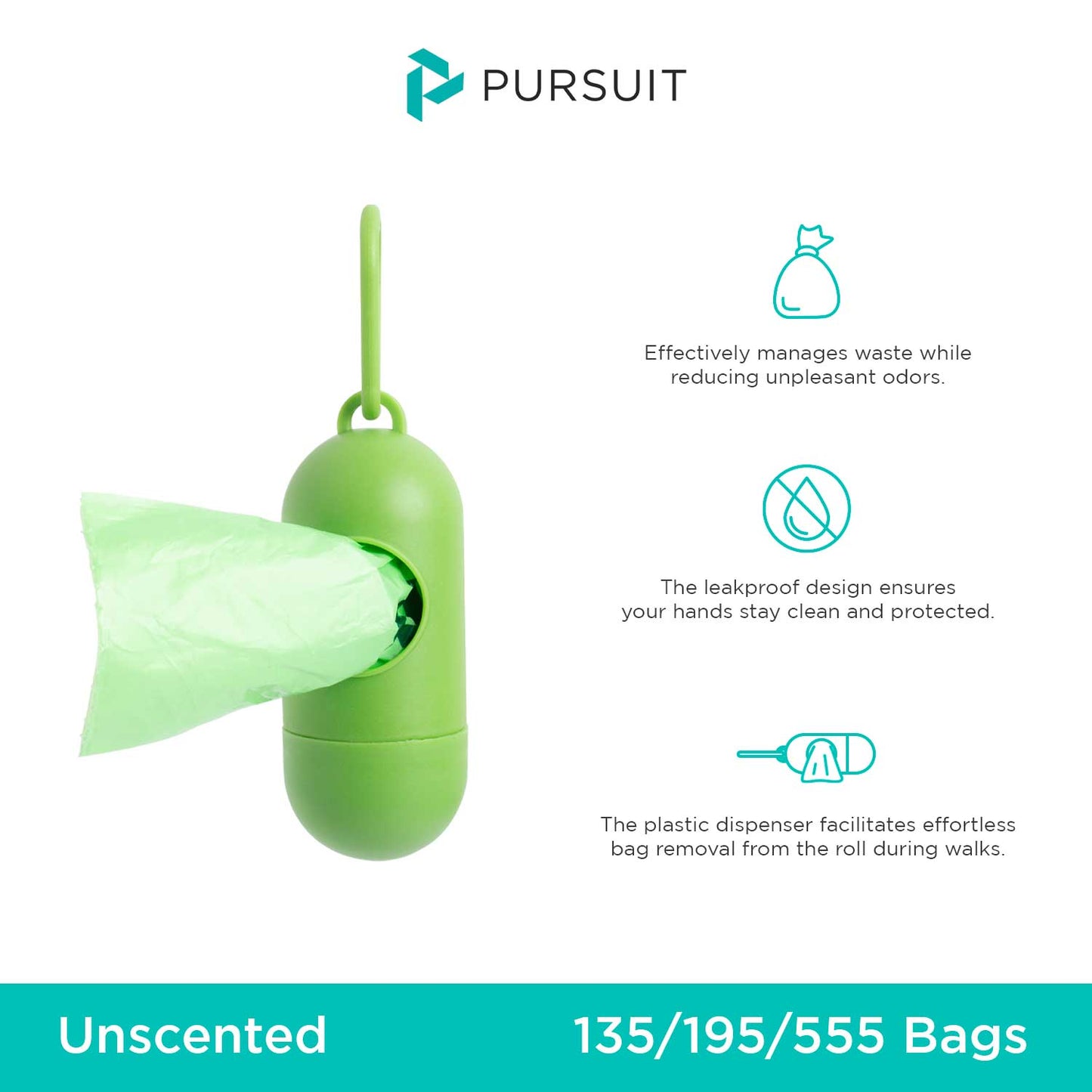 Biodegradable Dog Waste Bags with Dispenser